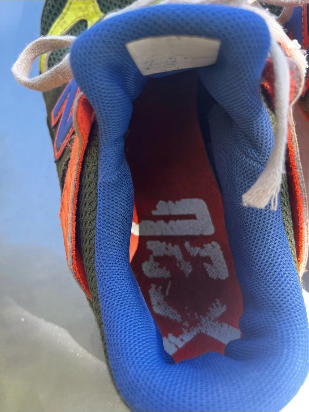 New Balance Multicolor Sneakers - Blue, Orange, Yellow